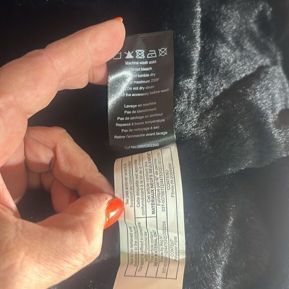 Royal Matrix Parka Coat Winter Warm Parka Coat With Hood Black - Picture 9 of 9